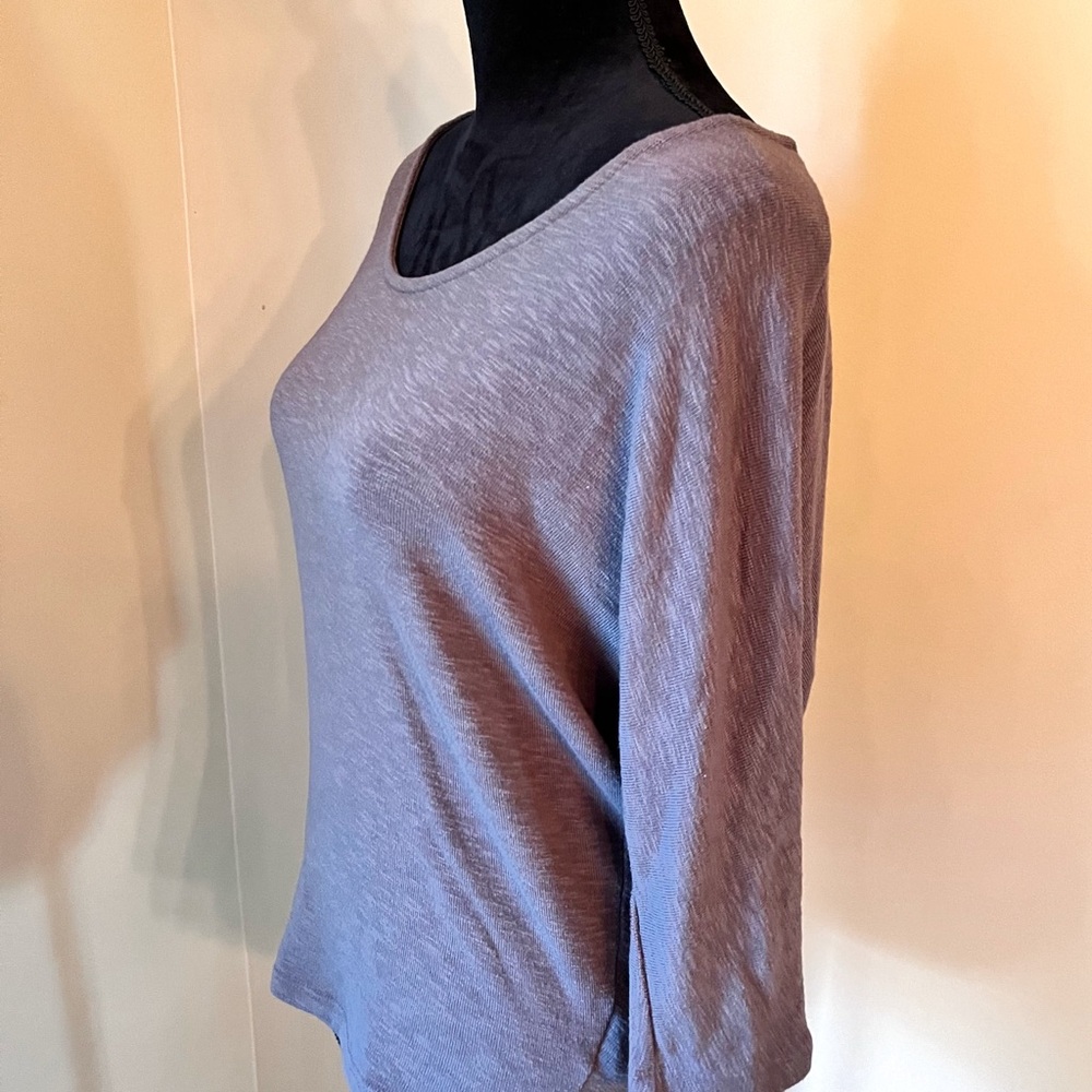 LAILA JAYDE Dolman Sweater 3/4 Sleeve Size XSP Taupe Knit - Picture 5 of 7